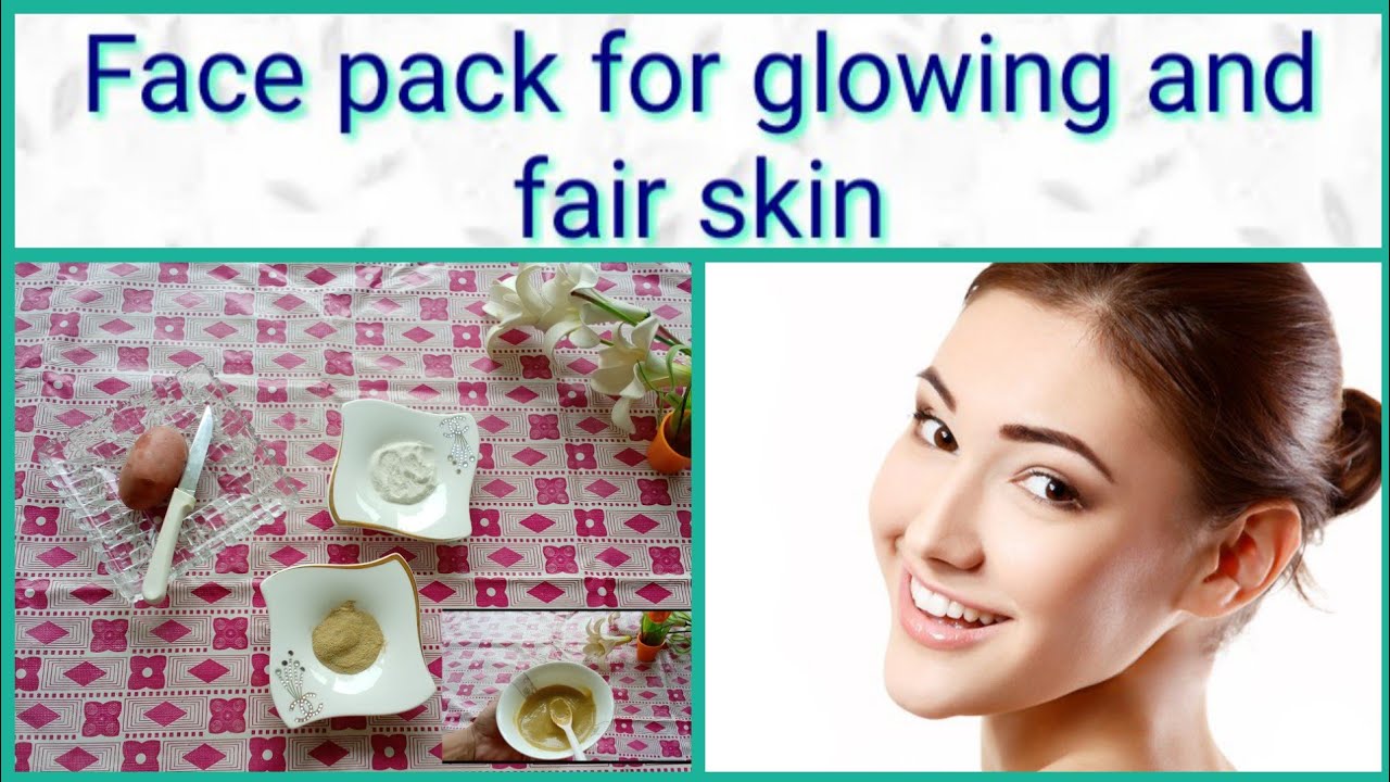 Face pack for instant fair and glowing colourskin whitening face maskby easy tips for skin