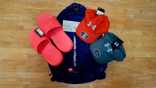 Under Armour Mini Haul 1 (Hustle 5.0, Ansa Slides, Shadow Cap) | Men's Gym Gear