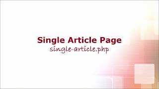 PHP day 15 Single Article Page