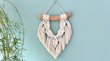 Macrame Wall Hanging for Beginners | DIY EASY Wall Hanging Craft Ideas