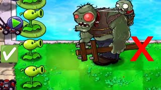 Peashooter Against EVERY Zombie in Plants vs. Zombies Mobile! screenshot 2