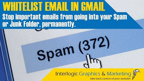 How to Allow or Whitelist an email address or domain in Gmail