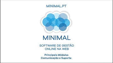 Módulos de Comunicação e Suporte - Cloud Software Altoga.com / Minimal.pt