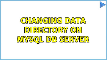 Changing Data Directory on MySQL DB Server (2 Solutions!!)