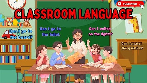Classroom Language for Kids | Easy English Phrases for Students