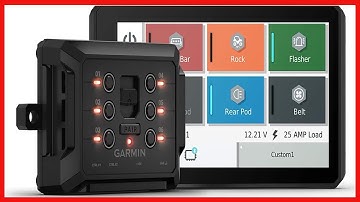 Garmin PowerSwitch, 6 Gang Compact Digital Switch Box, Requires Compatible Garmin Navigator
