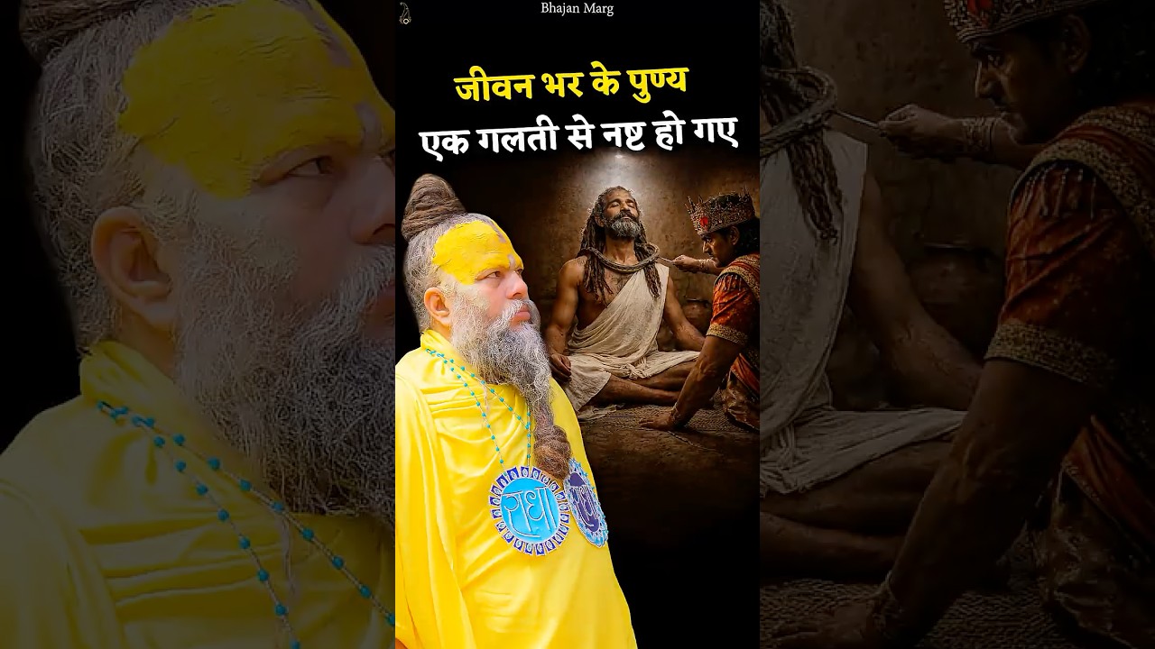 जीवन भर के पुण्य एक गलती से नष्ट हो गए #premanandjimaharaj #bhajanmarg