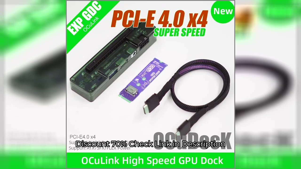 EXP GDC OCuLink High Speed GPU Dock PCIe 4.0 x4 Mini PC Notebook Laptop to External Graphic Card Ada