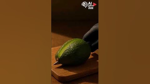 Cutting a Glass avocado with a Knife ✨ | Extreme Macro #asmr #youtube #satisfying #glassart #veo3