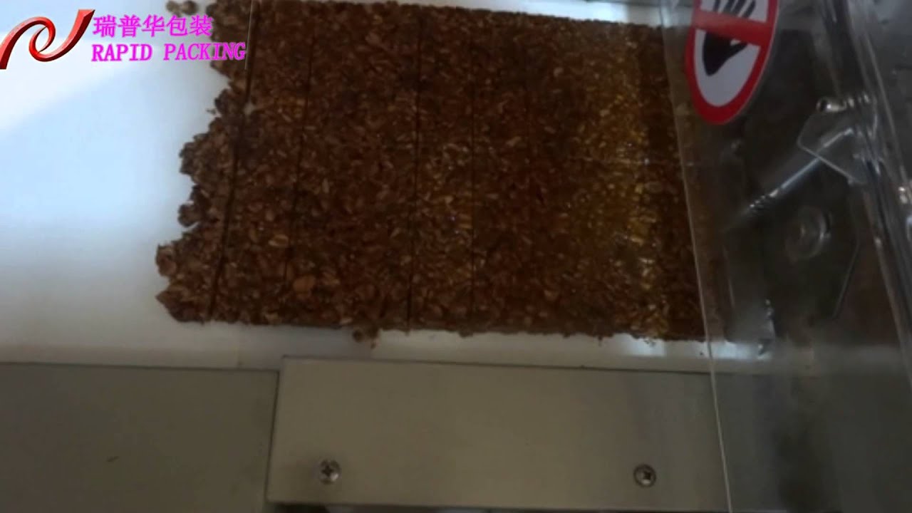 Lotus peanut candy packing system 花生糖包装线