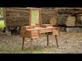 Midcentury Modern Walnut Dressing Vanity | Woodworking Project