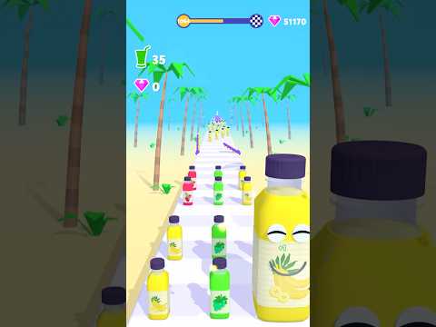1064 Juice Run 👾😹😈🍇Satisfying And Relaxing ASMR Sound Gameplay. #stmkgaming #shorts #gaming .