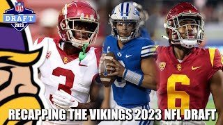 Recapping the Minnesota Vikings 2023 NFL Draft!