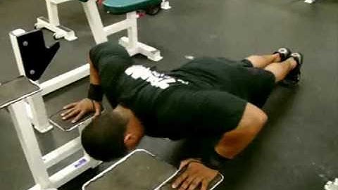 Plyo-push-ups & Push-up ladder