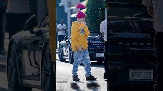 Justin Bieber and his wife Hailey Bieber ❤️#youtubeshorts #fashion #justinbieber #singer