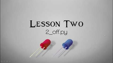 Raspberry Pi :GPIO & Python (2 ⁄9 )  LED on & off tutorial