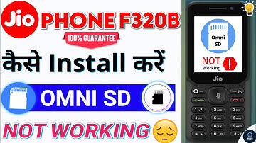 How to Install OmniSD in Jio Phone without PC 2024