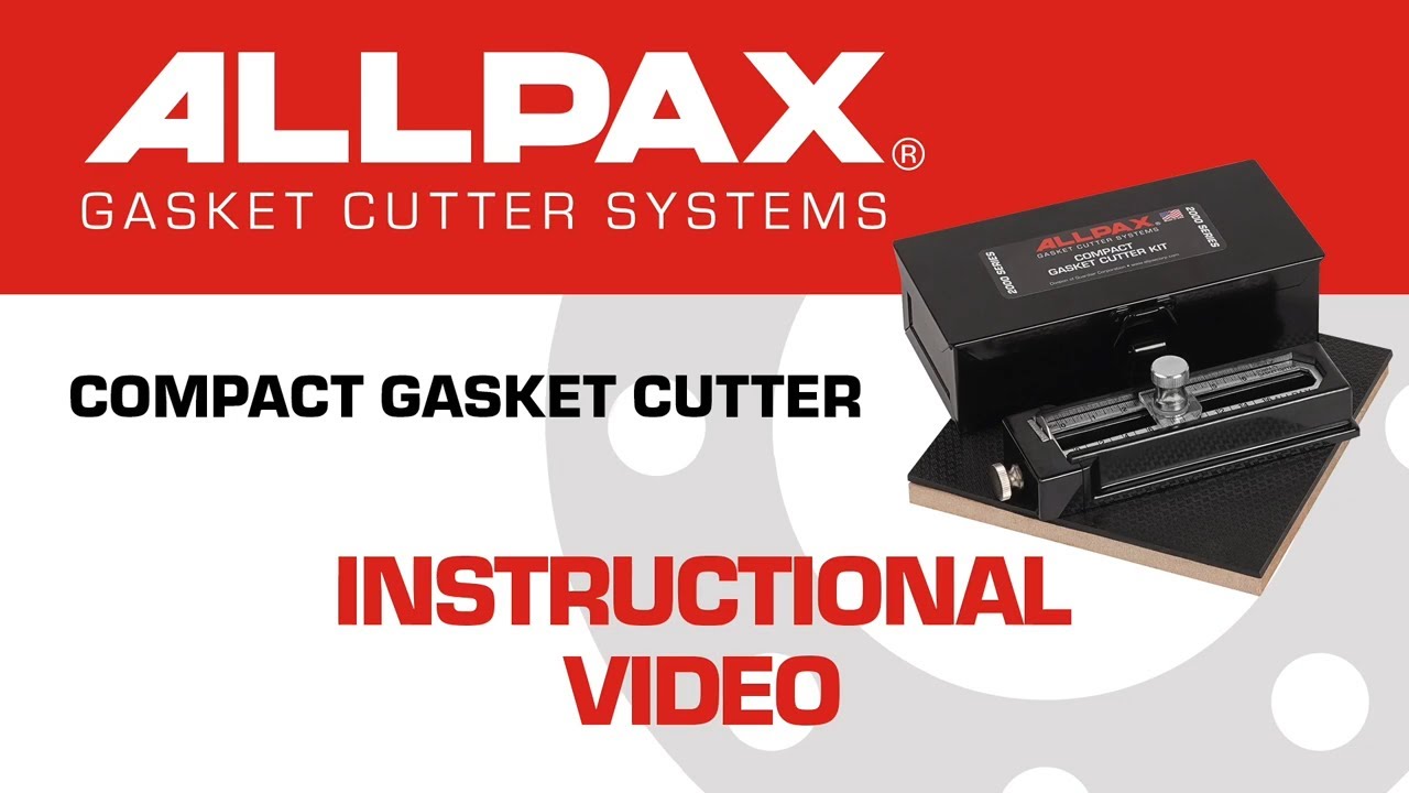 Allpax Compact Gasket Cutter Kit Instructional Video YouTube