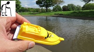 Bargain Store Project Supercapacitor Water Jet Boat on the boating lake