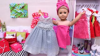 Shopping For The Winter Ball Play Dolls Glam Outfits