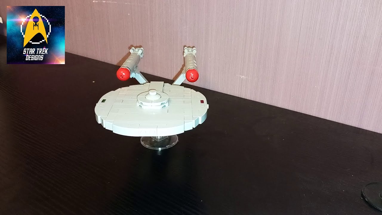 Lego Star Trek MOC Constitution Class USS Enterprise NCC 1701 - YouTube