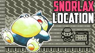 How to Catch Snorlax - Pokémon Red & Blue