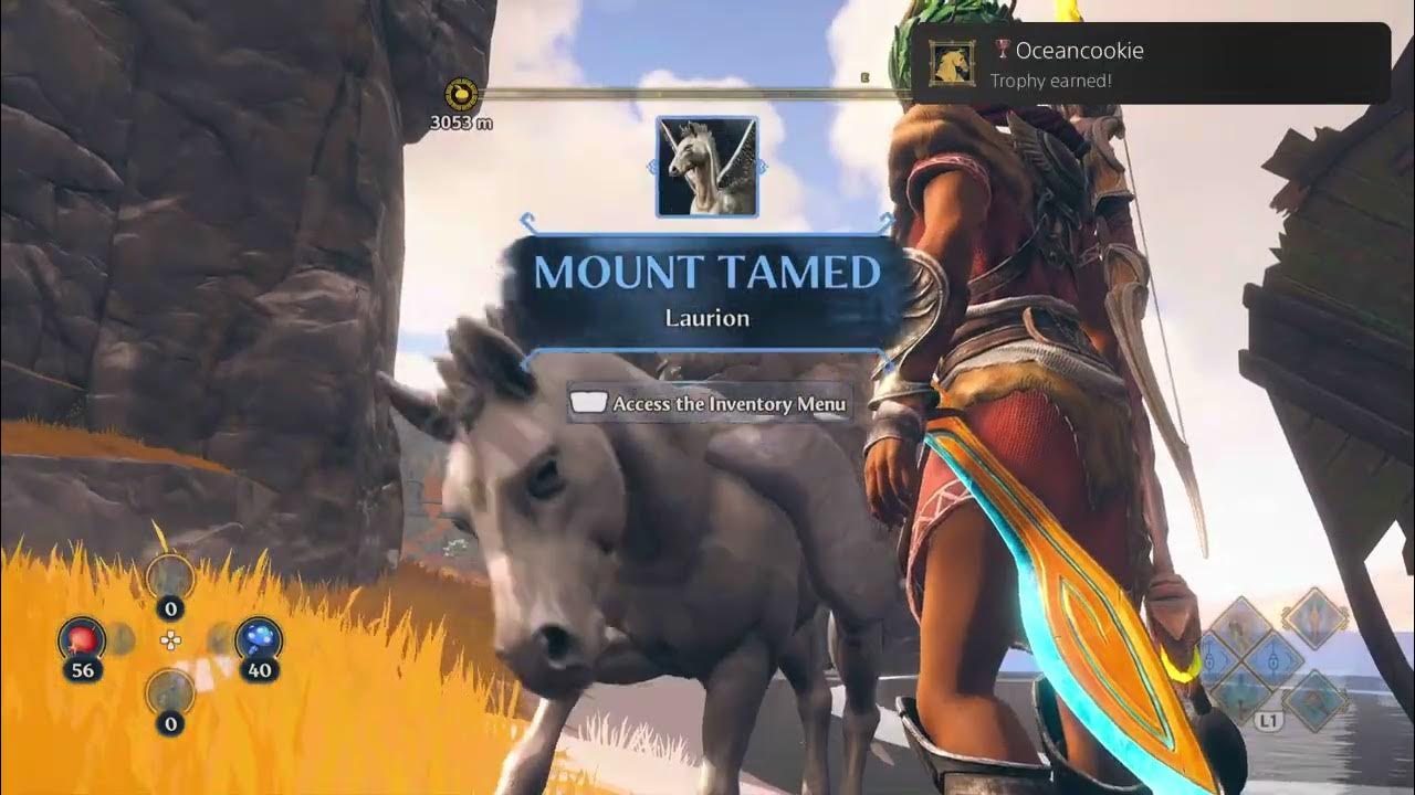 Immortals Fenyx Rising how to tame the horse YouTube