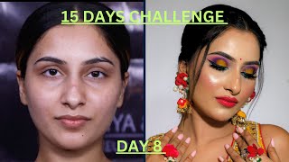 Day 8 | 15 days Makeup challenge | Online class | @pkmakeupstudio