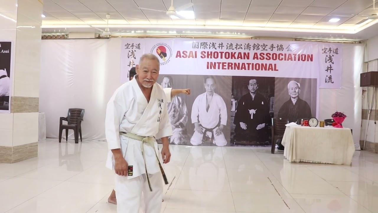 Ippon Kumite: I demonstrated Irimi & Tenshin with open hand technique against Jodan oizuki