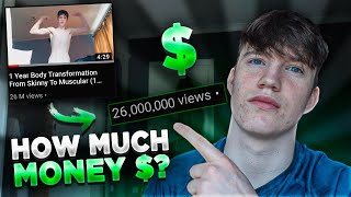 How Much Money YouTube Paid Me for 26 Million Views