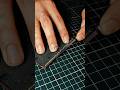 Leather Edge Burnishing Work Tool with Manual Finishing Technique #worktool