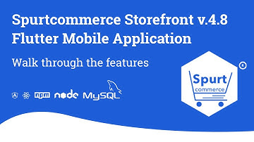 Spurtcommerce Open Source I Storefront I Flutter Mobile App