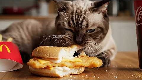 #McDonalds #FiletOFish #McDCommercial #FastFood #FunnyCat #CatApproved #FrenchFries #CocaCola