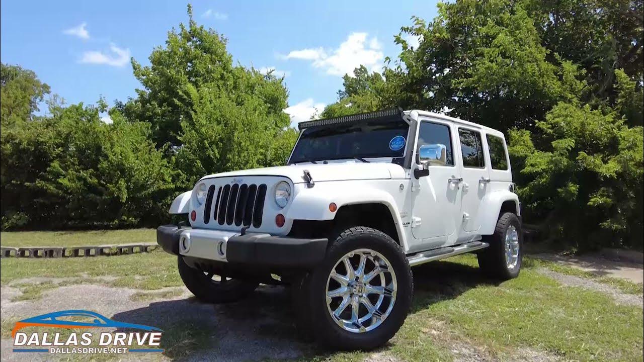 2013 Jeep Wrangler Unlimited Sahara Dallas Drive YouTube