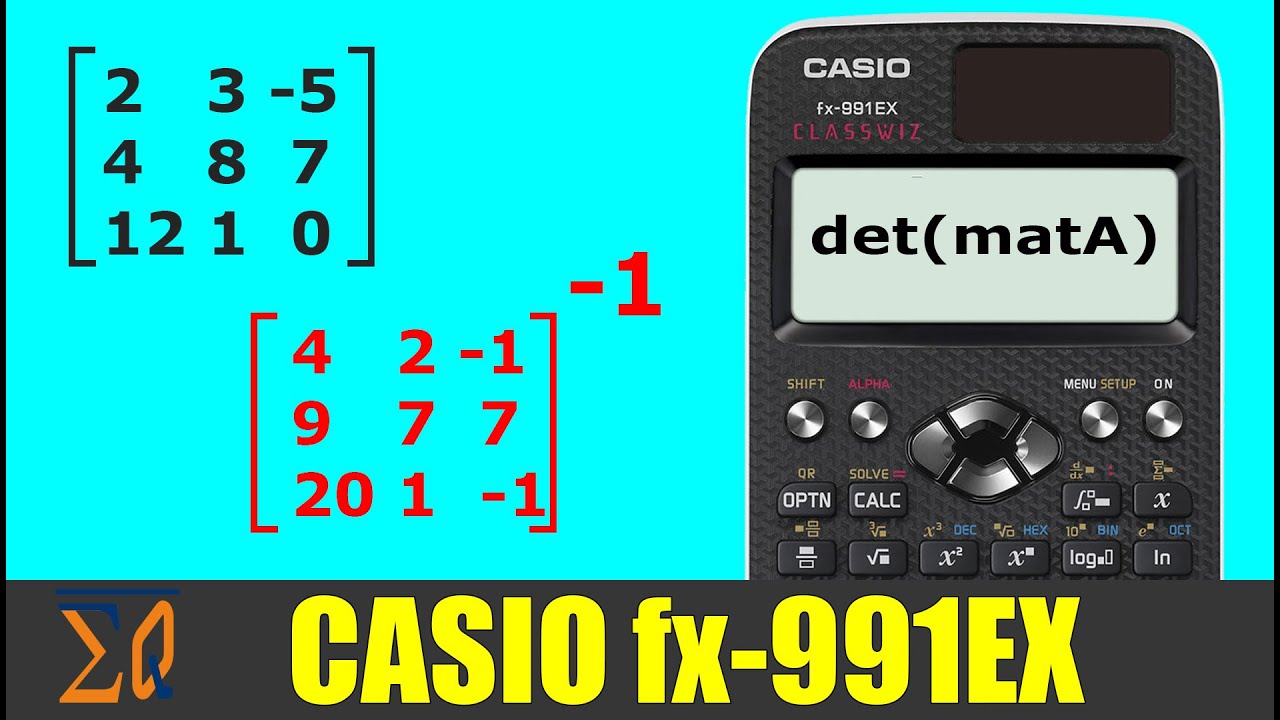 How to Find the Transpose of a Matrix Using a Casio FX-991EX CLASSWIZ 