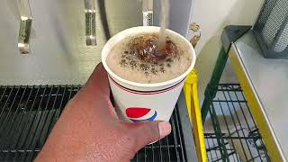 🍕🍕🍕PIZZA HUT'S PEPSI FOUNTAIN SODA DRINK REFILL!🍕🍕🍕PIZZA HUT BAINBRIDGE GA USA!