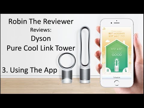 Dyson Pure Cool Link Tower Review - Using The App