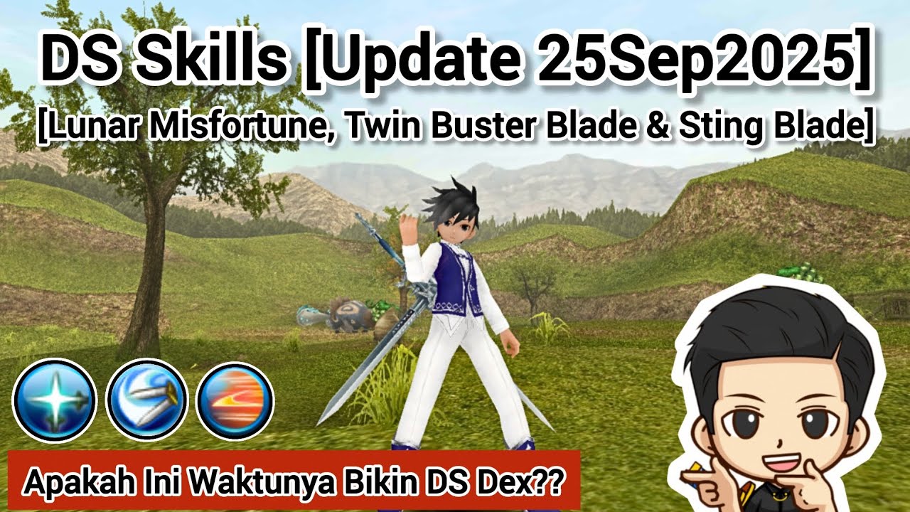 Review DS Skills [Update 25Sep2025] Lunar, Twin Buster & Sting Blade!! Toram Online 
