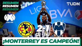 Resumen y goles | América 2 (2) - (4) 1 Monterrey | Final Vuelta - Liga MX AP 19 | TUDN