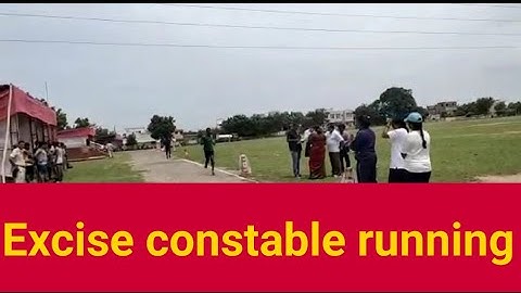 1600 meter running of Excise constable Ganjam