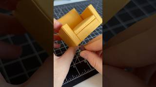 Miniature sofa #diy #miniature #diycrafts #kendinyap #shorts