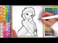 Relaxing Elsa Coloring 💙 | ASMR Calm Coloring