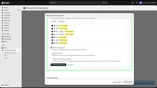 How to Add postal codes to block using Radius Search with Ultimate Postal Code Blocker for Shopify