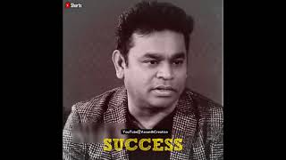 Success| AR Rahman Motivational Speech | Success Facts | Vasanth Creation