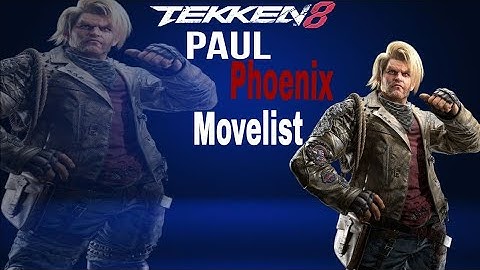 Tekken-8 Paul Phoenix Movelist & Frame Data 1080p60fps
