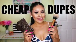 CHEAP DRUGSTORE Dupes For Popular High End Makeup 2016 | JuicyJas