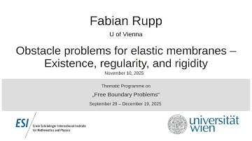 Fabian Rupp - Obstacle problems for elastic membranes – Existence, regularity, and rigidity