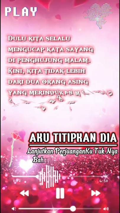 Aku titipkan dia, cover zinidin zidan, status story wa