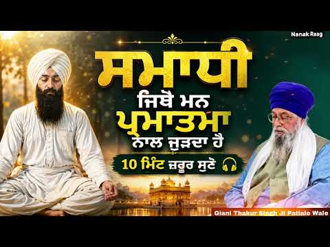 ਸਮਾਧੀ ~ Samadhi || Giani Thakur Singh Ji Patiale Wale Katha || Nanak Raag