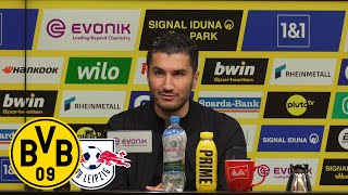 Thumbnail for „Die Jungs haben Vollgas gegeben und wurden belohnt!“ | PK mit Sahin & Rose | BVB – Leipzig 2:1